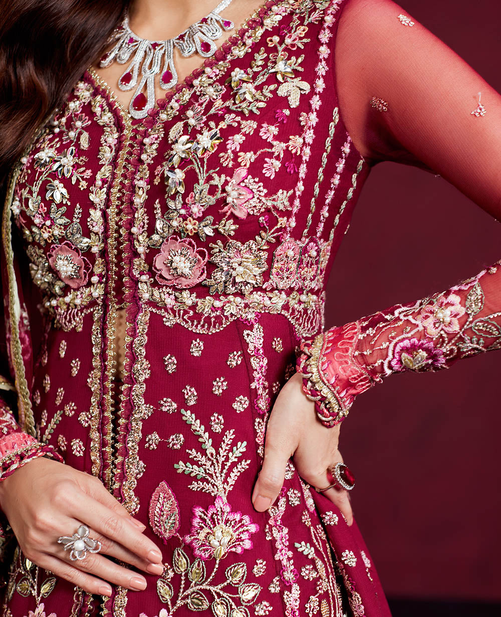 Republic Womenswear | Pieno De Verde Wedding 24 | RWU-24-D1 (Silene ) - Wedding Dress - Maria Faisal