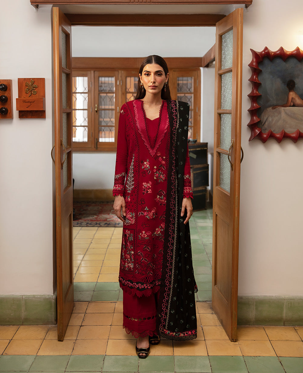 Republic Womenswear | Rosalee Winter 24 |  D8 (Oleanna) - Ladies Clothes - Maria Faisal