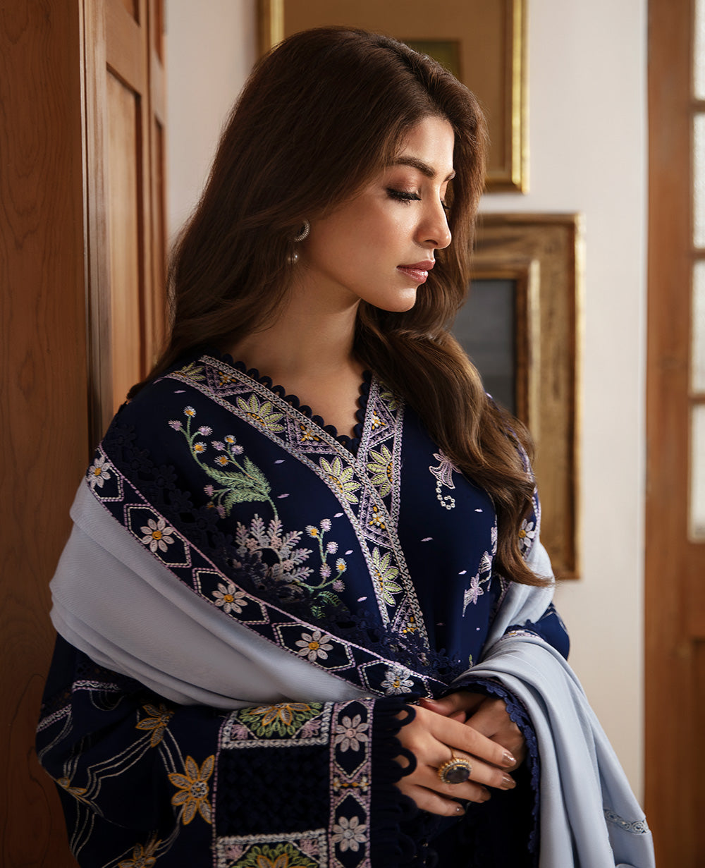 Republic Womenswear | Rosalee Winter 24 |  D1 (Zira) - Ladies Clothes - Maria Faisal
