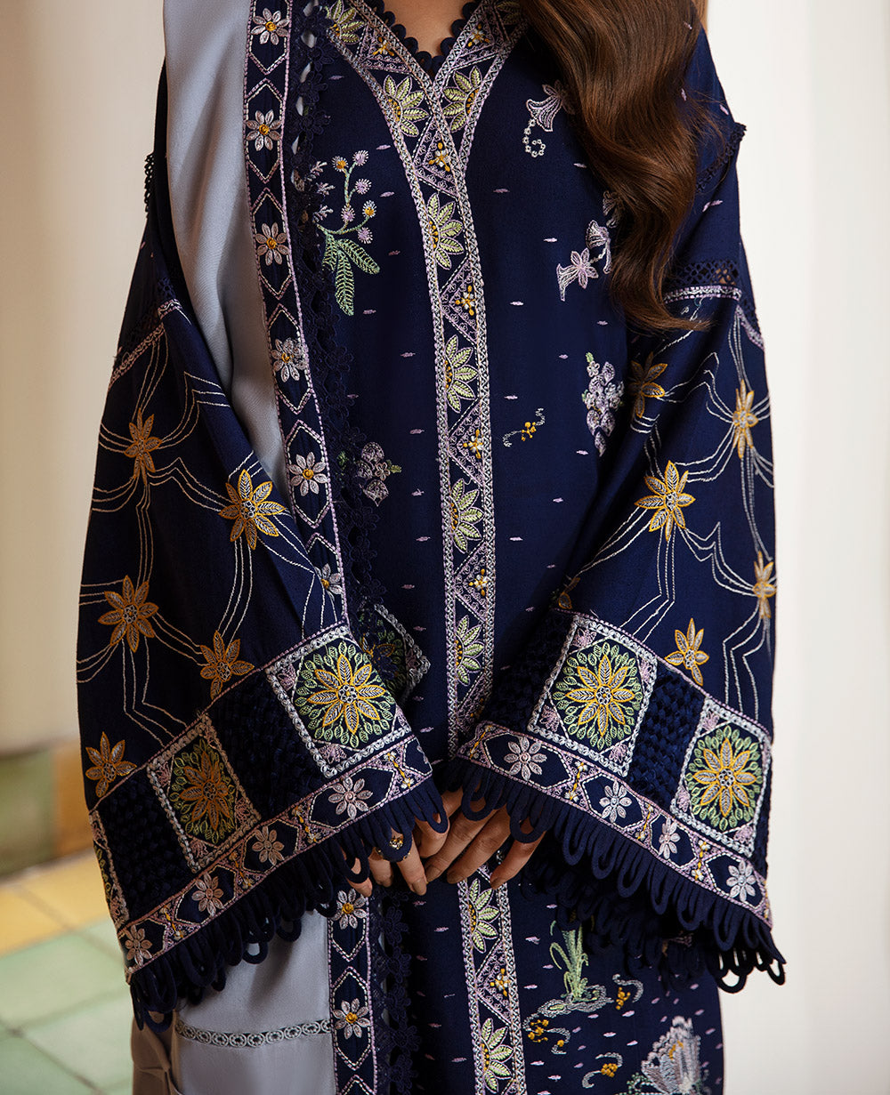 Republic Womenswear | Rosalee Winter 24 |  D1 (Zira) - Ladies Clothes - Maria Faisal