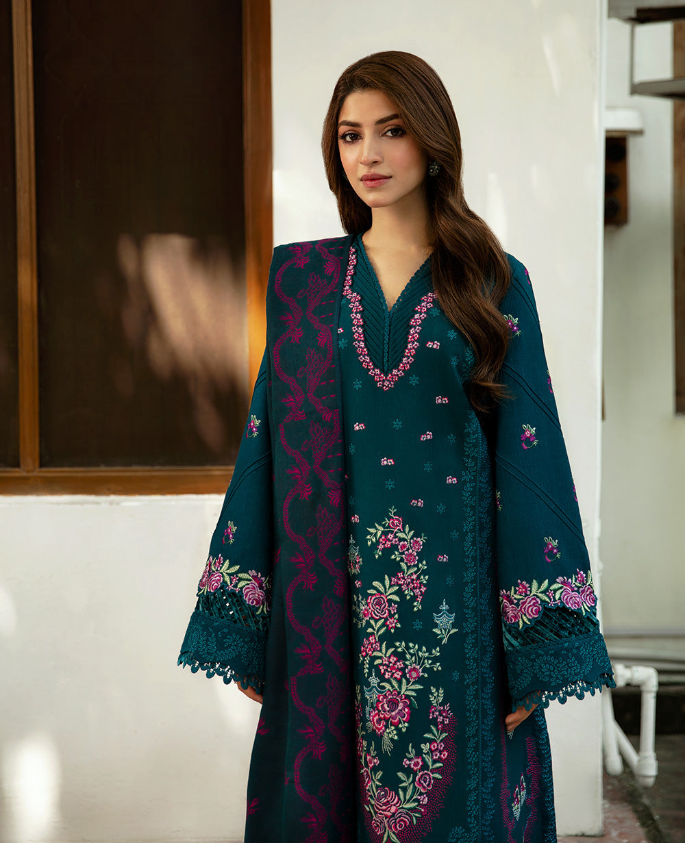 Republic Womenswear | Rosalee Winter 24 |  D11 (Omari) - Ladies Clothes - Maria Faisal