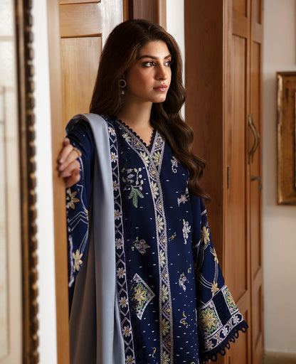 Republic Womenswear | Rosalee Winter 24 |  D1 (Zira) - Ladies Clothes - Maria Faisal
