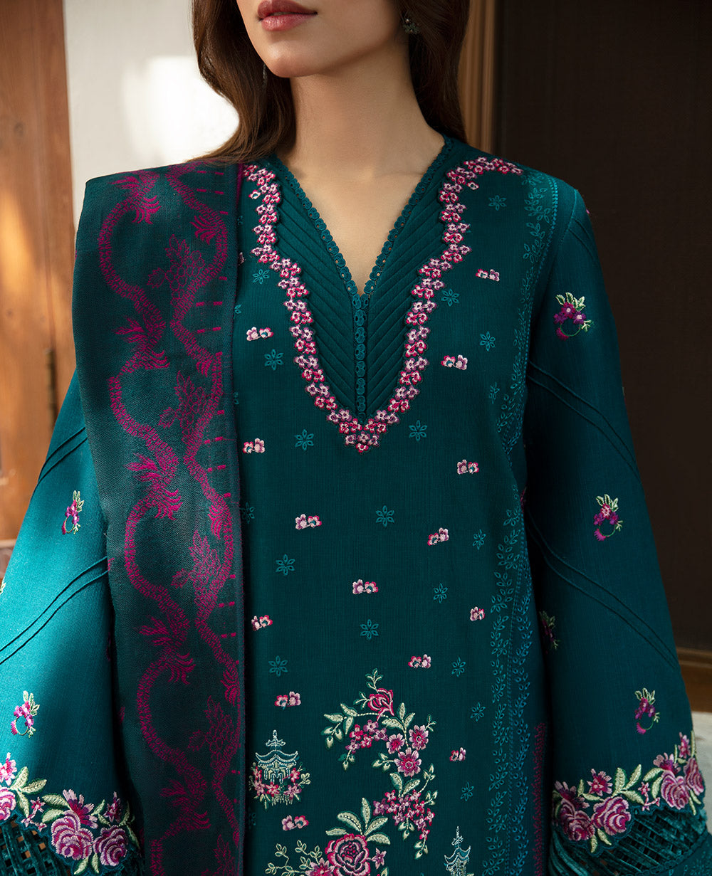 Republic Womenswear | Rosalee Winter 24 |  D11 (Omari) - Ladies Clothes - Maria Faisal