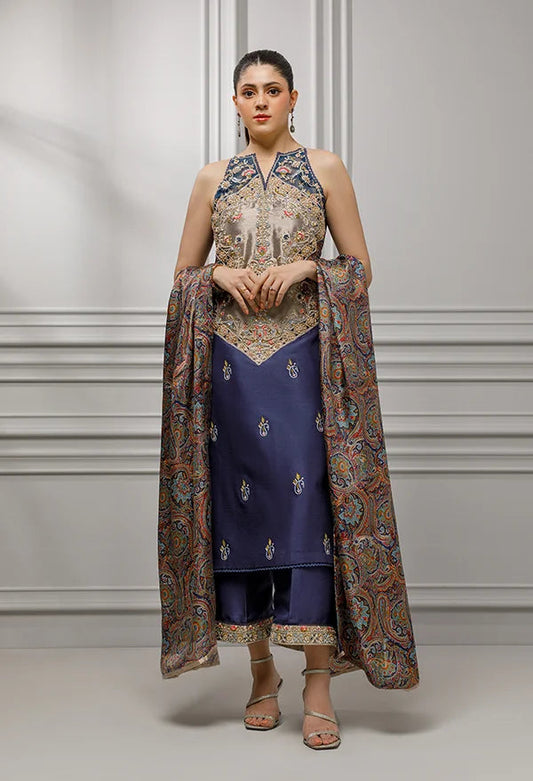 Layla Chatoor | Luxury Pret | Reyna - Luxury Dress - available at Maria Faisal in UK and USA.