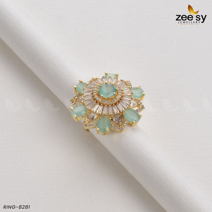 Sunflower Ring-8281 - Rings 