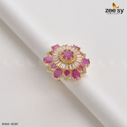 Sunflower Ring-8281 - Rings 