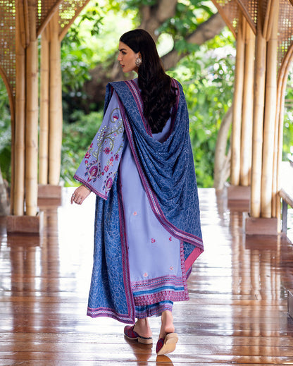 Mushq | Hemline Karandi | River Hush - Casual Dress - available at Maria Faisal in UK and USA.