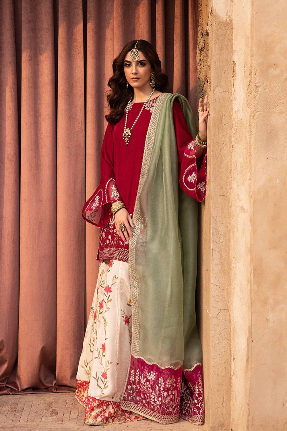 Azure | Vogue Formals | Rose Reverie by Maria Faisal - Registered Vendor of : Azure - type : Ladies Clothes - 100% original wedding dresses