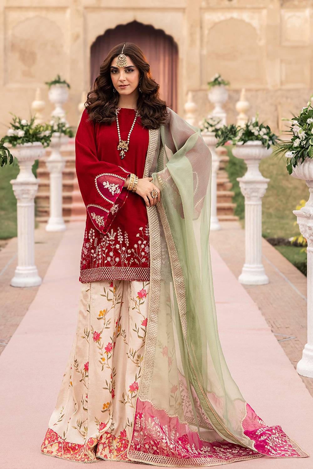 Azure | Vogue Formals | Rose Reverie by Maria Faisal - Registered Vendor of : Azure - type : Ladies Clothes - 100% original wedding dresses