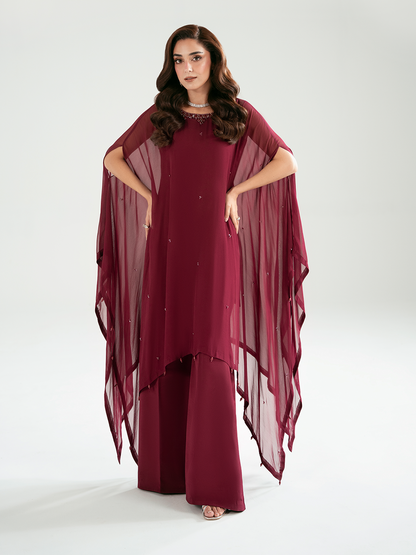 Ain | Luxe Edit | Rose - Luxury Dress - available at Maria Faisal in UK and USA.