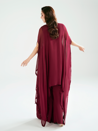 Ain | Luxe Edit | Rose - Luxury Dress - available at Maria Faisal in UK and USA.