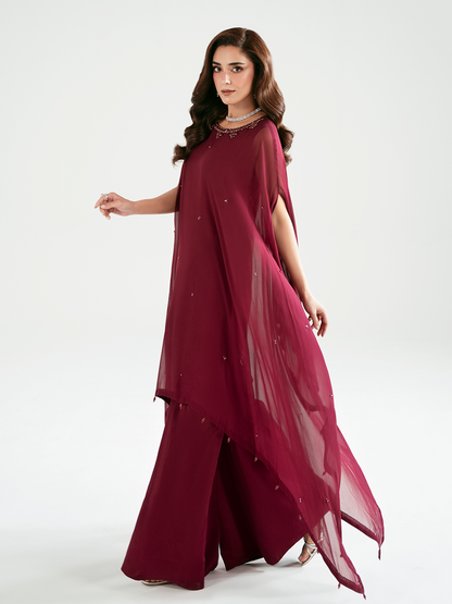 Ain | Luxe Edit | Rose - Luxury Dress - available at Maria Faisal in UK and USA.