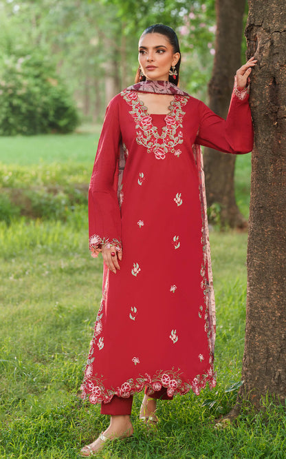 Asifa and Nabeel | Eden Cambric 25 | Rose Whisper ECU25-07 - Ladies Clothes - Maria Faisal