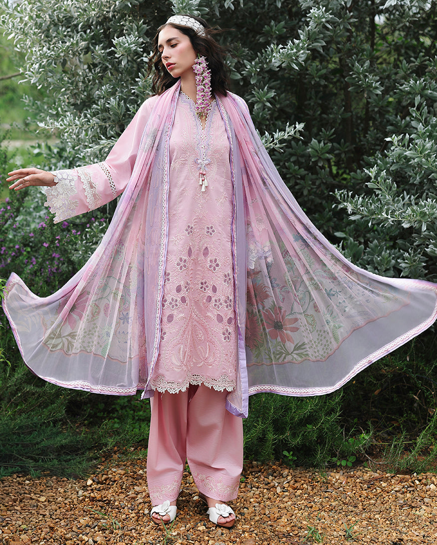 Mushq | The Secret Garden Lawn |Rosewood Secret - Luxury Dress - available at Maria Faisal in UK and USA.