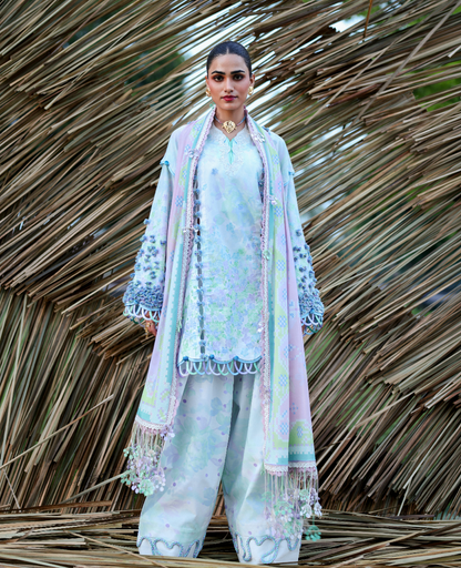 Republic Womenswear | Neoma Summer Prints 26 | Roshan - Luxury Dress - available at Maria Faisal in UK and USA.