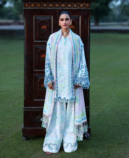 Republic Womenswear | Neoma Summer Prints 26 | Roshan - Luxury Dress - available at Maria Faisal in UK and USA.