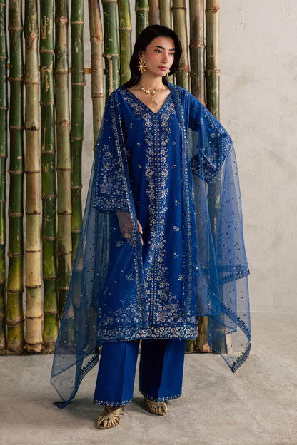 Batik | Festive Eid 26 | Roshni - Luxury Dress - available at Maria Faisal in UK and USA.