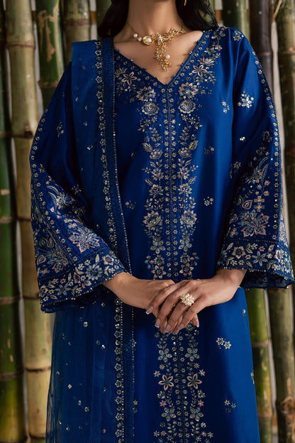 Batik | Festive Eid 26 | Roshni - Luxury Dress - available at Maria Faisal in UK and USA.