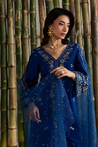 Batik | Festive Eid 26 | Roshni - Luxury Dress - available at Maria Faisal in UK and USA.