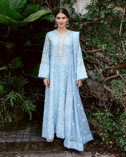 Mushq | Saugaat Pret | Roshni Ara - Luxury Dress - available at Maria Faisal in UK and USA.