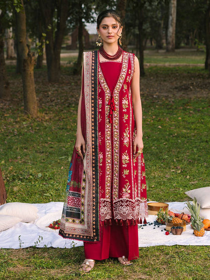 Mahnur | Dahlia Luxury Lawn 25 | Rosina by Maria Faisal - Registered Vendor of : Mahnur - type : Ladies Clothes - 100% original wedding dresses