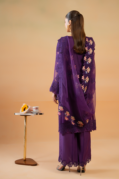 Saad Shaikh | Cutwork 26 | Rosira - Luxury Dress - available at Maria Faisal in UK and USA.