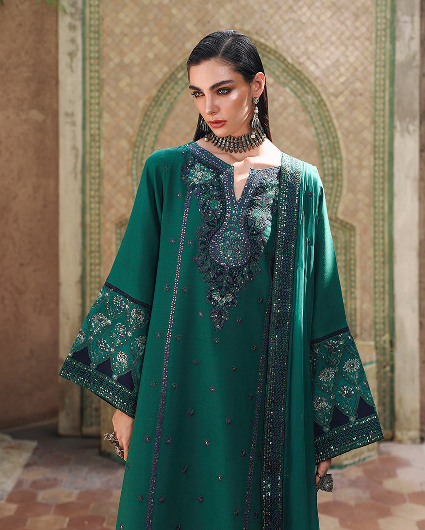 Mushq | Nuvera Rawsilk | Royal Affair - Luxury Dress - available at Maria Faisal in UK and USA.