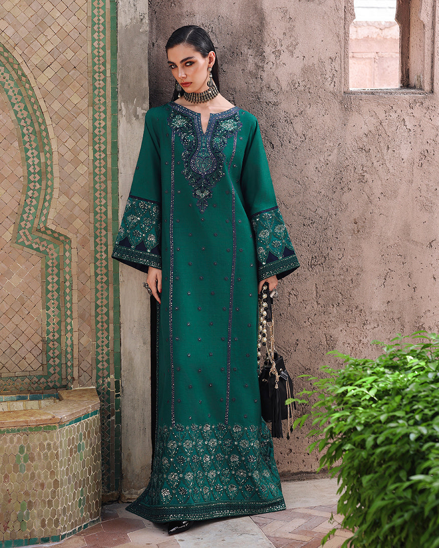 Mushq | Nuvera Rawsilk | Royal Affair - Luxury Dress - available at Maria Faisal in UK and USA.