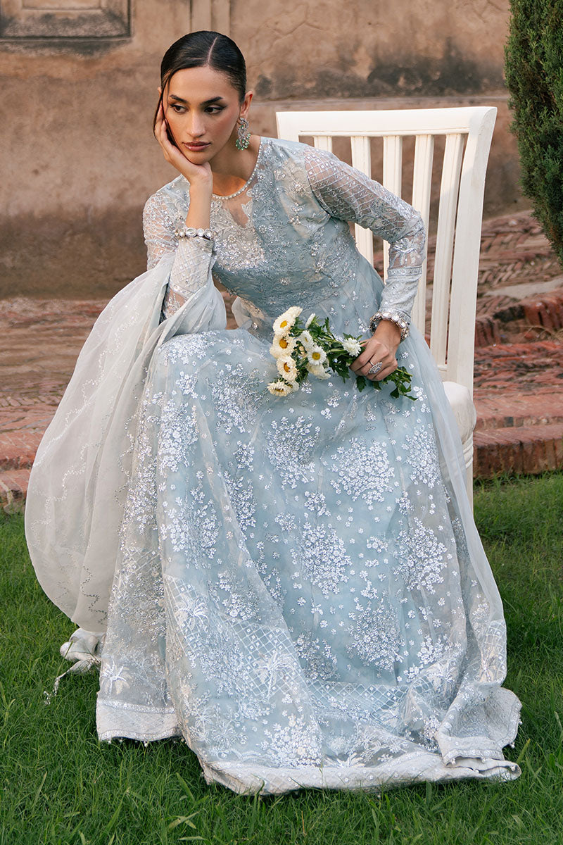 Cross Stitch | SS-25 RTW WEDDING EDIT-1 | ROYAL GLINT - Wedding Dress - available at Maria Faisal in UK and USA.