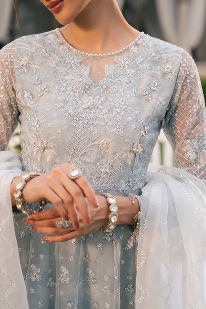 Cross Stitch | SS-25 RTW WEDDING EDIT-1 | ROYAL GLINT - Wedding Dress - available at Maria Faisal in UK and USA.