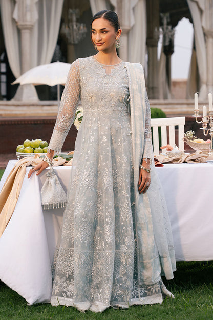 Cross Stitch | SS-25 RTW WEDDING EDIT-1 | ROYAL GLINT - Wedding Dress - available at Maria Faisal in UK and USA.