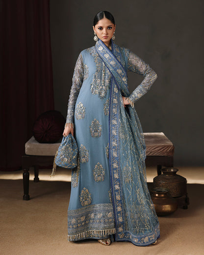 Roheenaz | Royale Eternel Chiffon Edit | Royal Muse - Formal Dress - available at Maria Faisal in UK and USA.