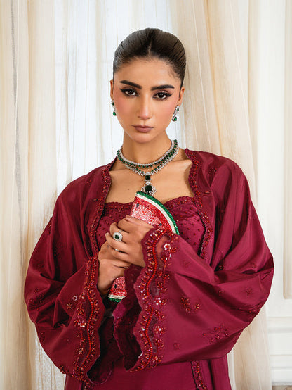 Epoque | Elysia Luxury Pret | Ruby - Luxury Dress - available at Maria Faisal in UK and USA.
