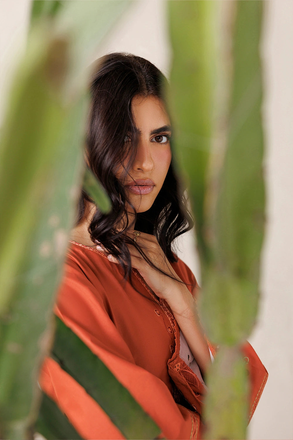 Azure | Chic Essentials |Rusty Mood - Casual Dress - available at Maria Faisal in UK and USA.
