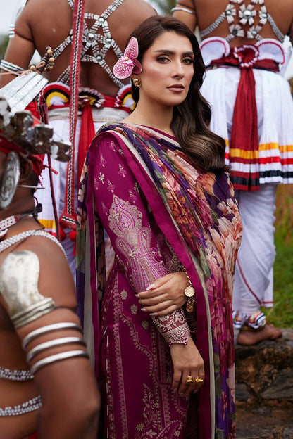 Gulaal | Saffira Lawn 25 | Aria by Maria Faisal - Registered Vendor of : Gulaal - type : Ladies Clothes - 100% original wedding dresses