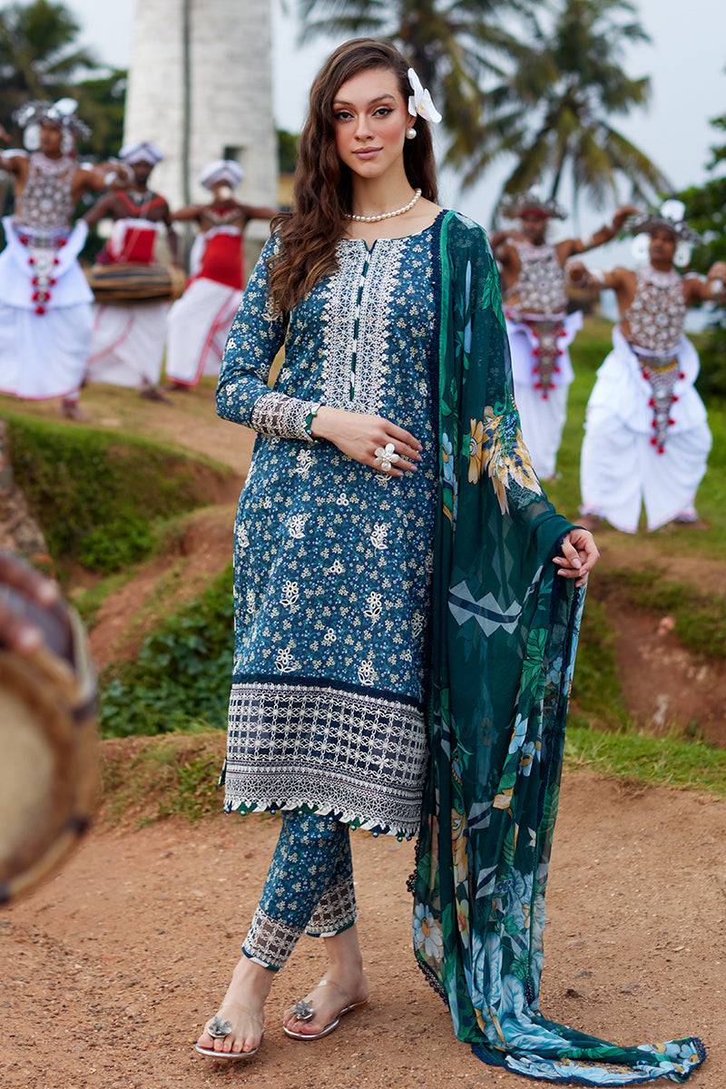 Gulaal | Saffira Lawn 25 | Chloe by Maria Faisal - Registered Vendor of : Gulaal - type : Ladies Clothes - 100% original wedding dresses