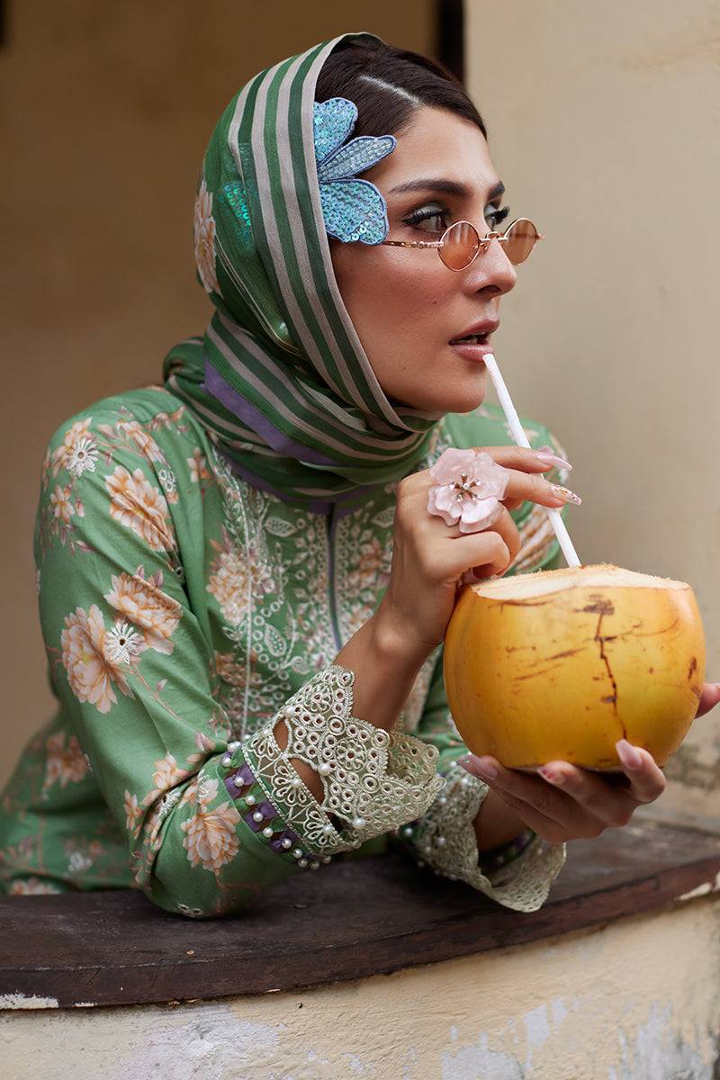 Gulaal | Saffira Lawn 25 | Nora by Maria Faisal - Registered Vendor of : Gulaal - type : Ladies Clothes - 100% original wedding dresses