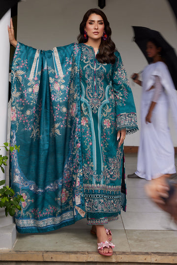 Gulaal | Saffira Lawn 25 | Camila - Designer Dress with Intricate embroidery and embellishments. Shop elegent wedding dress at Maria Faisal.