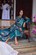 Gulaal | Saffira Lawn 25 | Camila - Designer Dress with Intricate embroidery and embellishments. Shop elegent wedding dress at Maria Faisal.