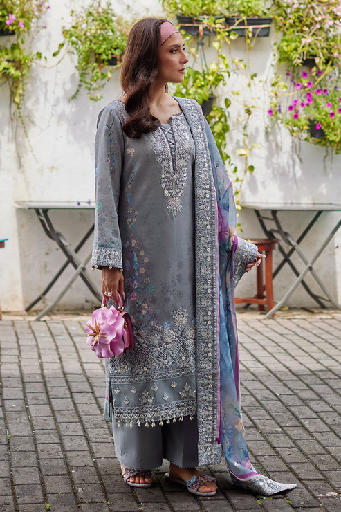Gulaal | Saffira Lawn 25 | Carla - Designer Dress with Intricate embroidery and embellishments. Shop elegent wedding dress at Maria Faisal.
