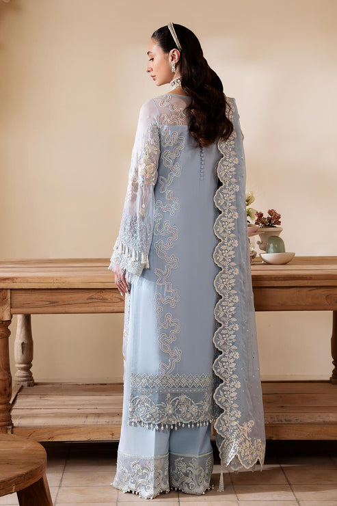 Imrozia Premium | Muse Luxury Chiffon 24 | S-1078 Glace - Ladies Clothes - Maria Faisal