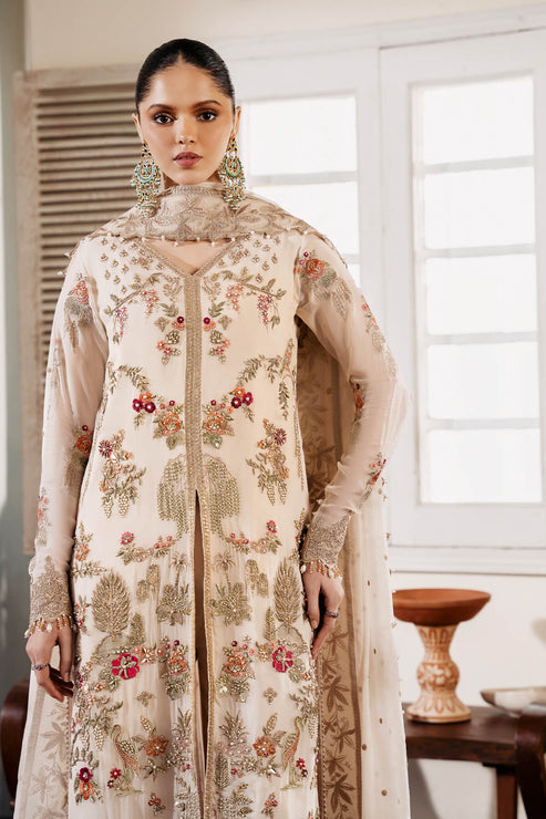 Imrozia Premium | Muse Luxury Chiffon 24 | S-1081 Perle - Ladies Clothes - Maria Faisal