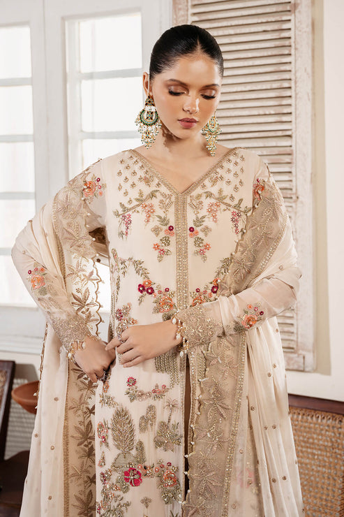Imrozia Premium | Muse Luxury Chiffon 24 | S-1081 Perle - Ladies Clothes - Maria Faisal