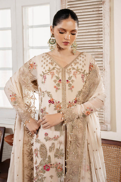 Imrozia Premium | Muse Luxury Chiffon 24 | S-1081 Perle - Ladies Clothes - Maria Faisal