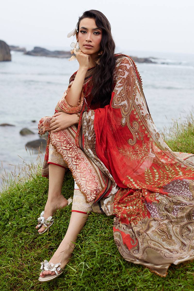 Gulaal | Saffira Lawn 25 | Zhuri by Maria Faisal - Registered Vendor of : Gulaal - type : Ladies Clothes - 100% original wedding dresses