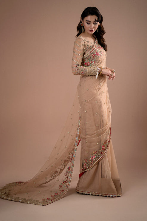 Imrozia Premium | Lumiere Luxury Sarees | 05 Celeste - Ladies Clothes - Maria Faisal