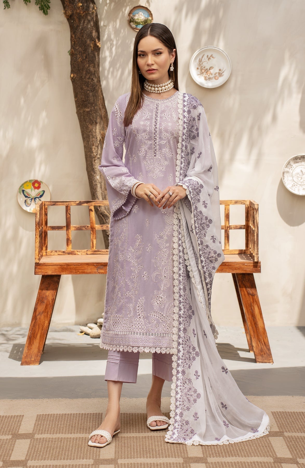 Zarif | Festive Lawn | ZFL 02 ILSA - Designer Dress with Intricate embroidery and embellishments. Shop elegent wedding dress at Maria Faisal.