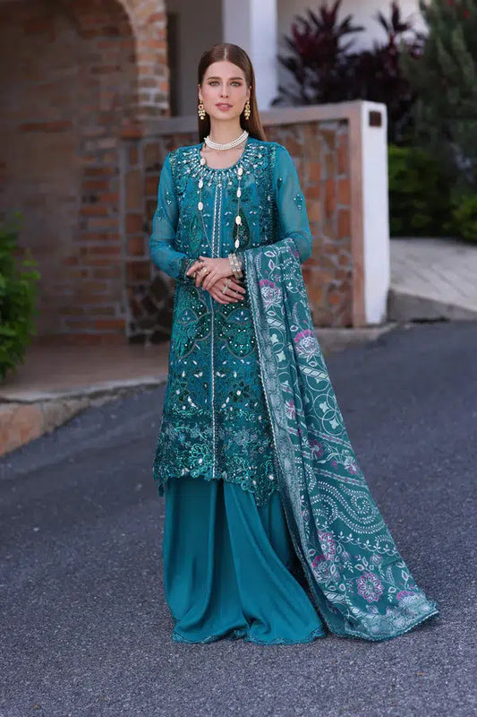 Noor by Saadia Asad | Chiffon Formals 23 | D8-Zarish