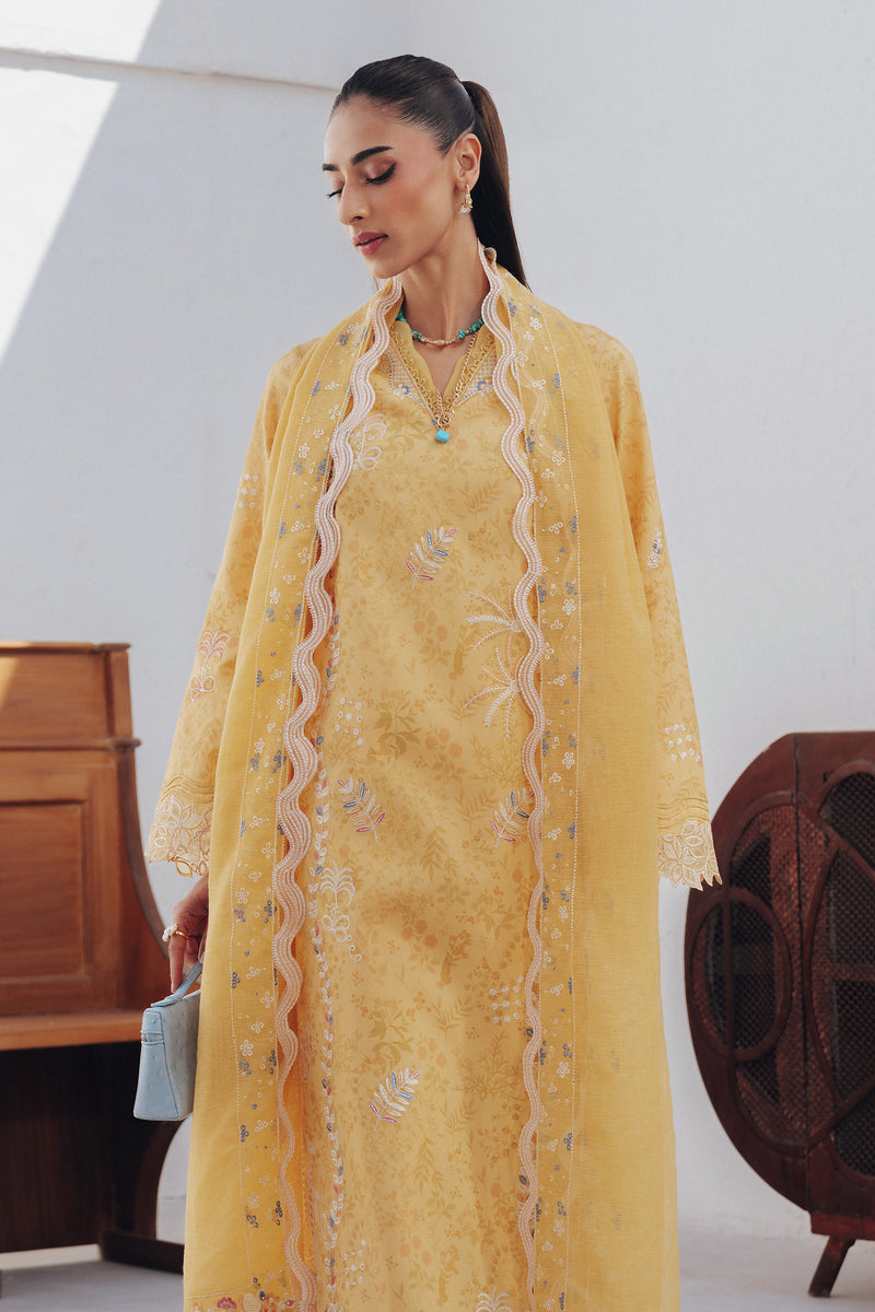 Qalamkar | Basic Pret 26 | QBP-06 CLARA - Luxury Dress - available at Maria Faisal in UK and USA.