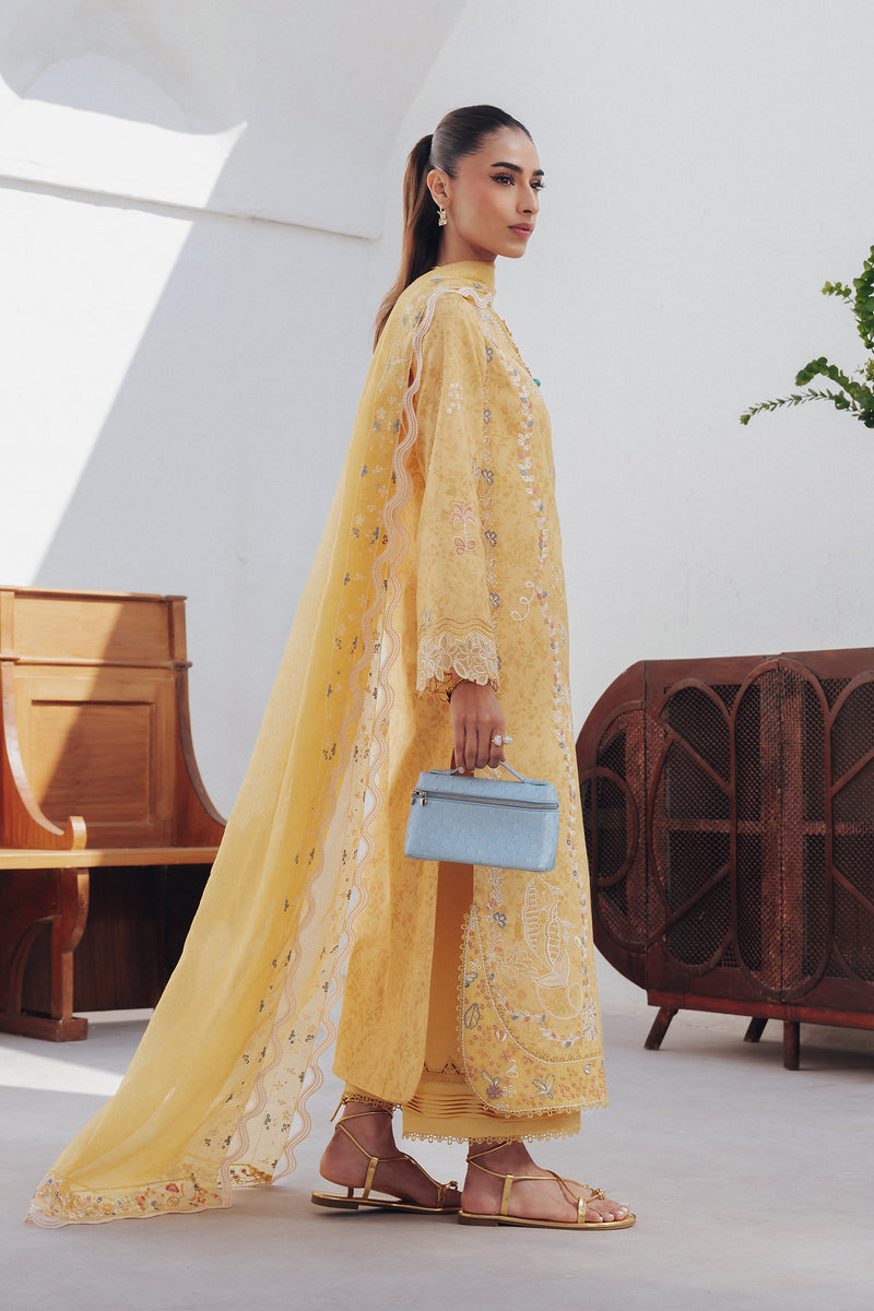 Qalamkar | Basic Pret 26 | QBP-06 CLARA - Luxury Dress - available at Maria Faisal in UK and USA.